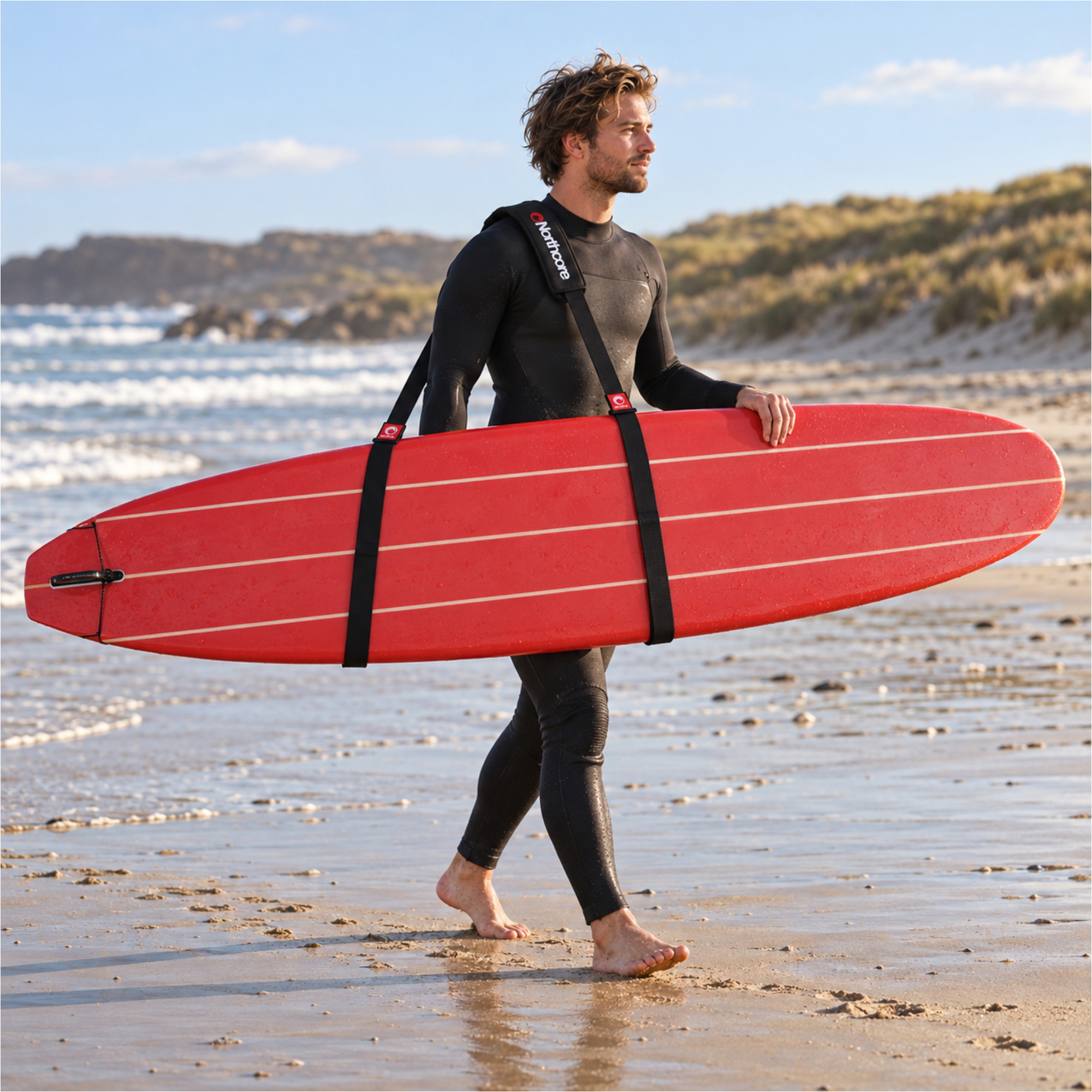 2026 Northcore SUP / Surfboard Carry Sling NOCO16 - Black